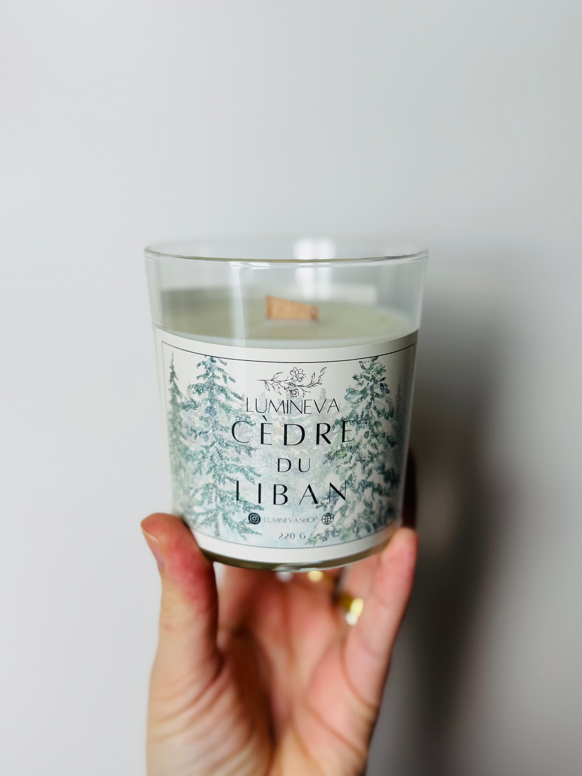 BOUGIE SIGNATURE CEDRE DU LIBAN