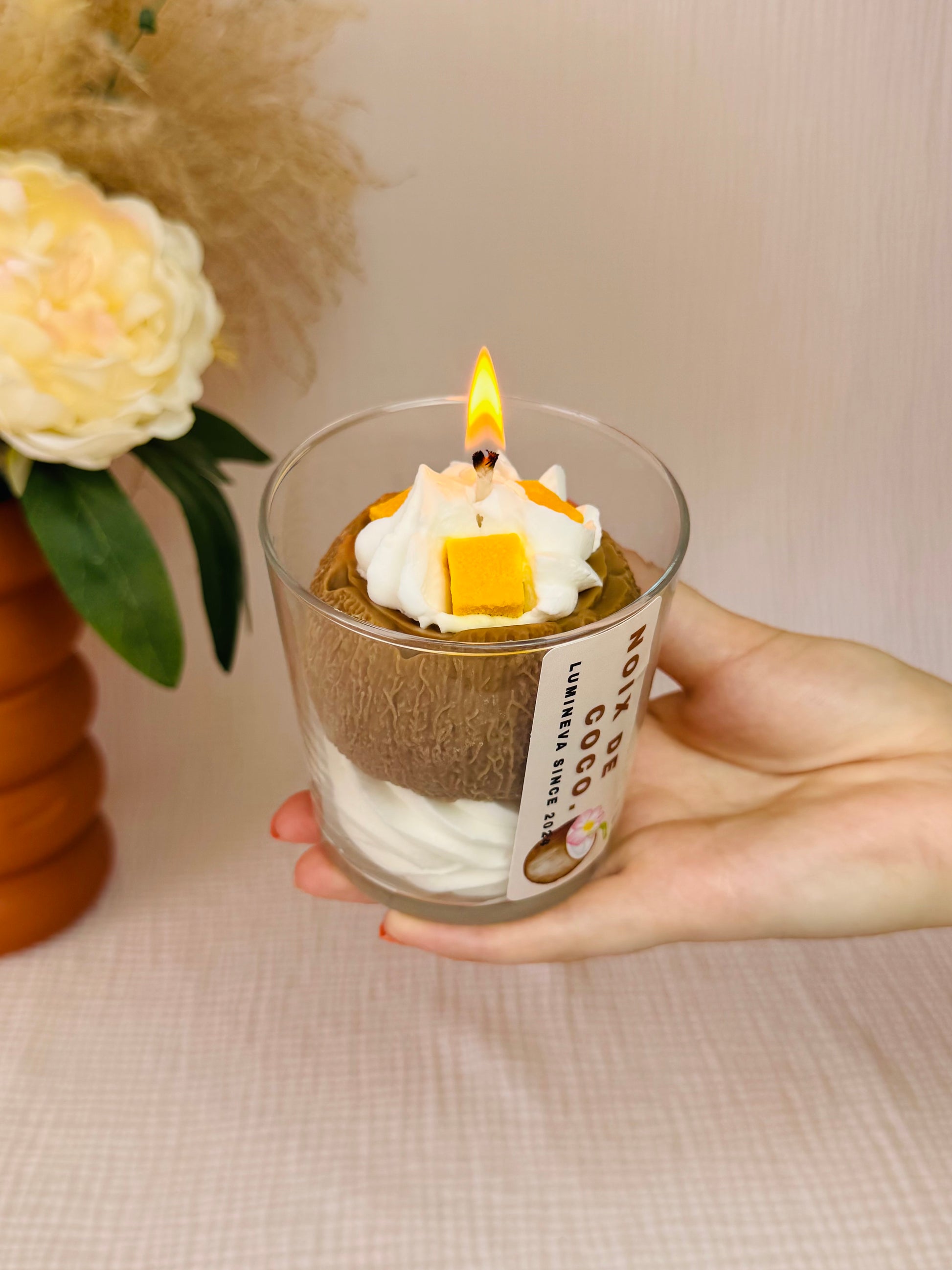 BOUGIE GOURMANDE NOIX DE COCO