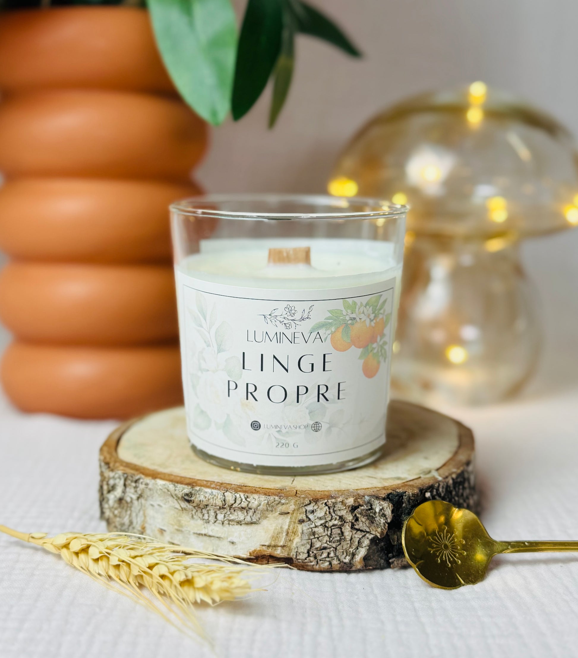 BOUGIE SIGNATURE LINGE PROPRE