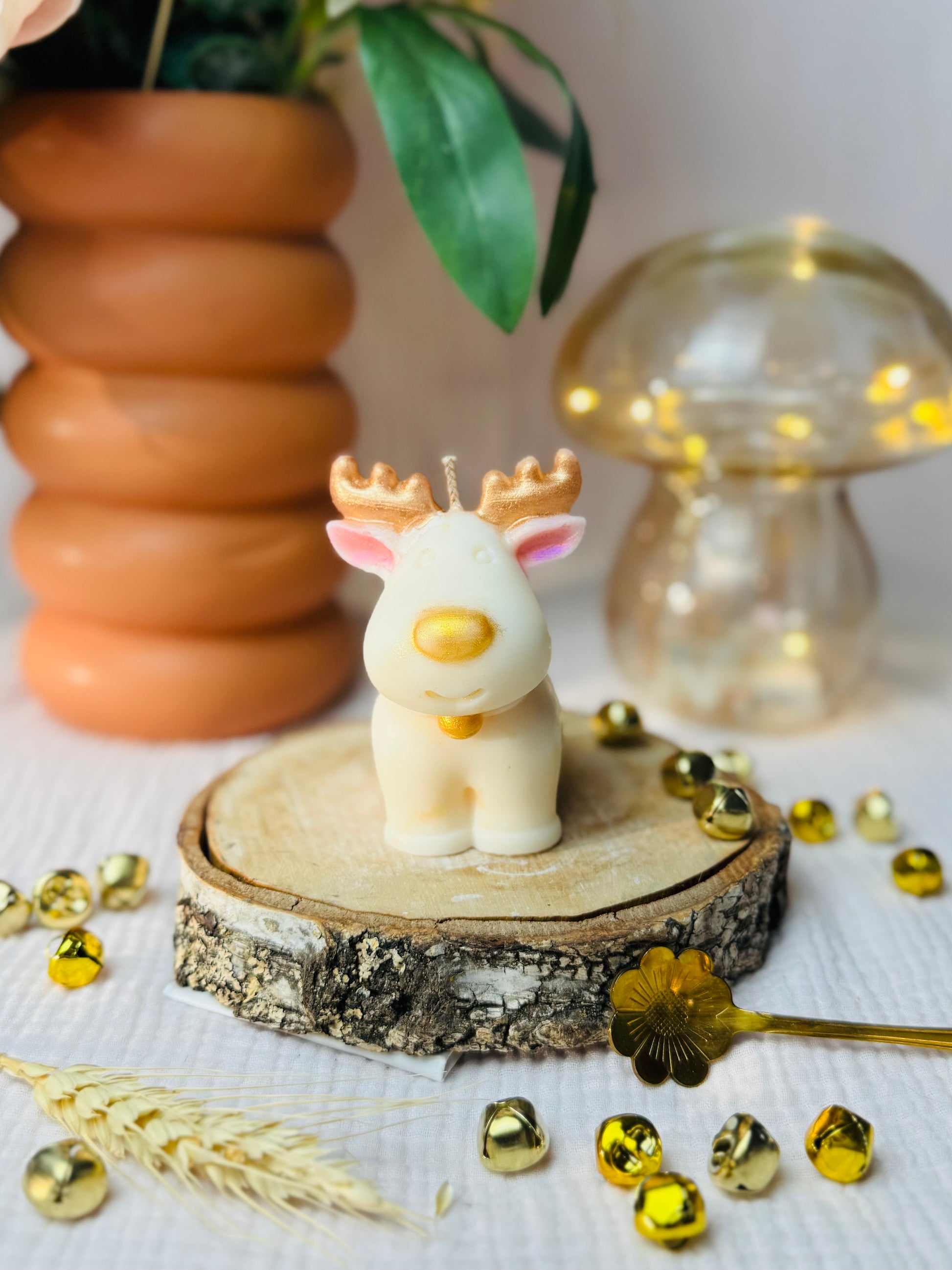 BOUGIE FANTAISIE RENNE DE NOËL