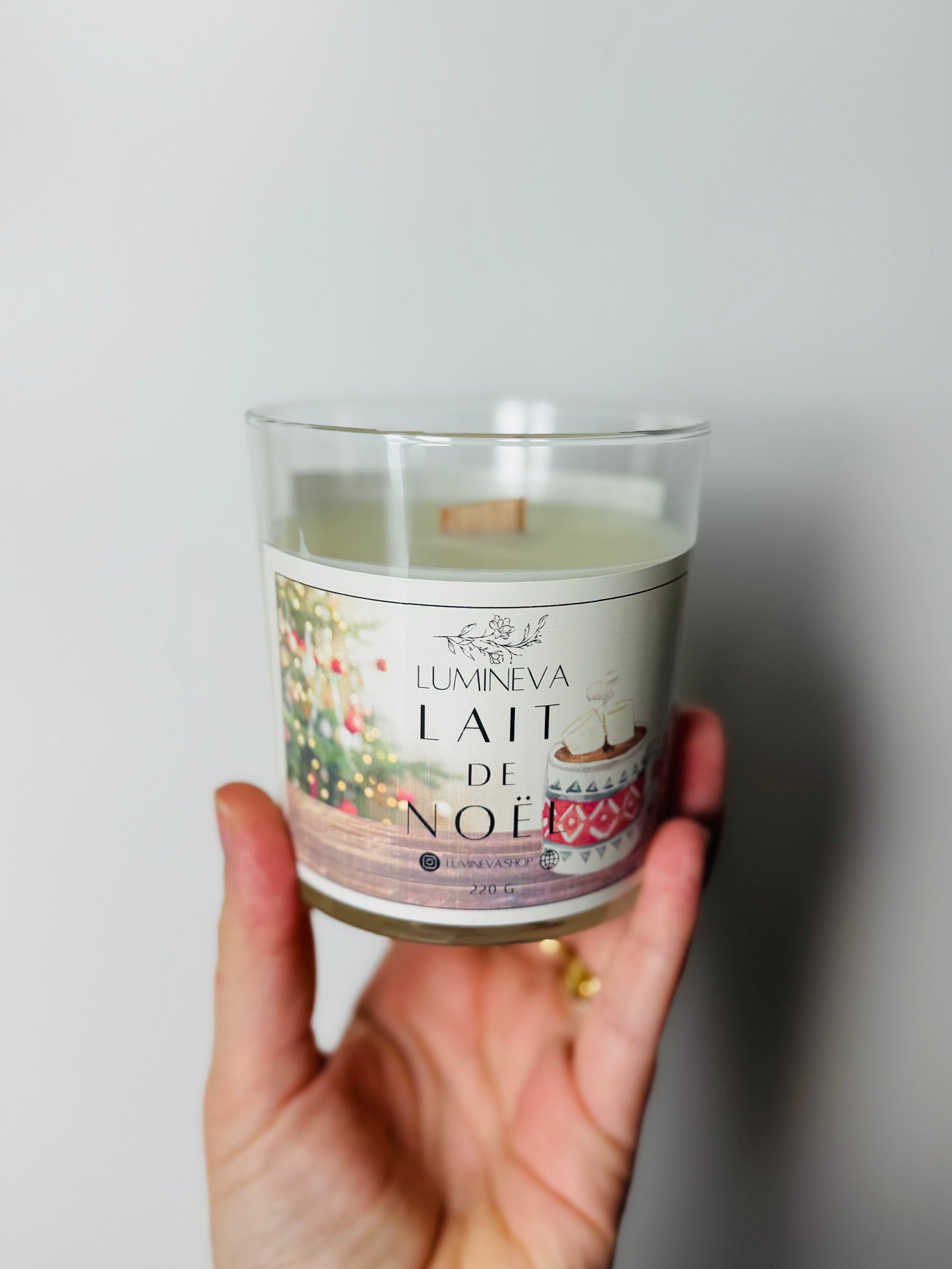 BOUGIE SIGNATURE LAIT DE NOËL