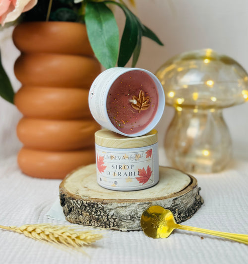 BOUGIE PARFUMEE TAILLE S - SIROP D'ERABLE