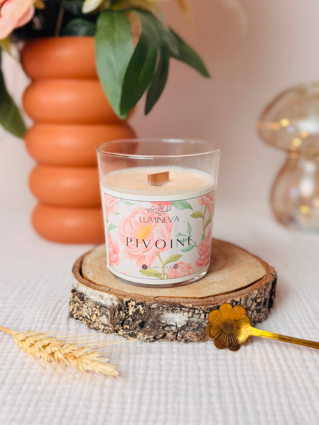 BOUGIE SIGNATURE PIVOINE