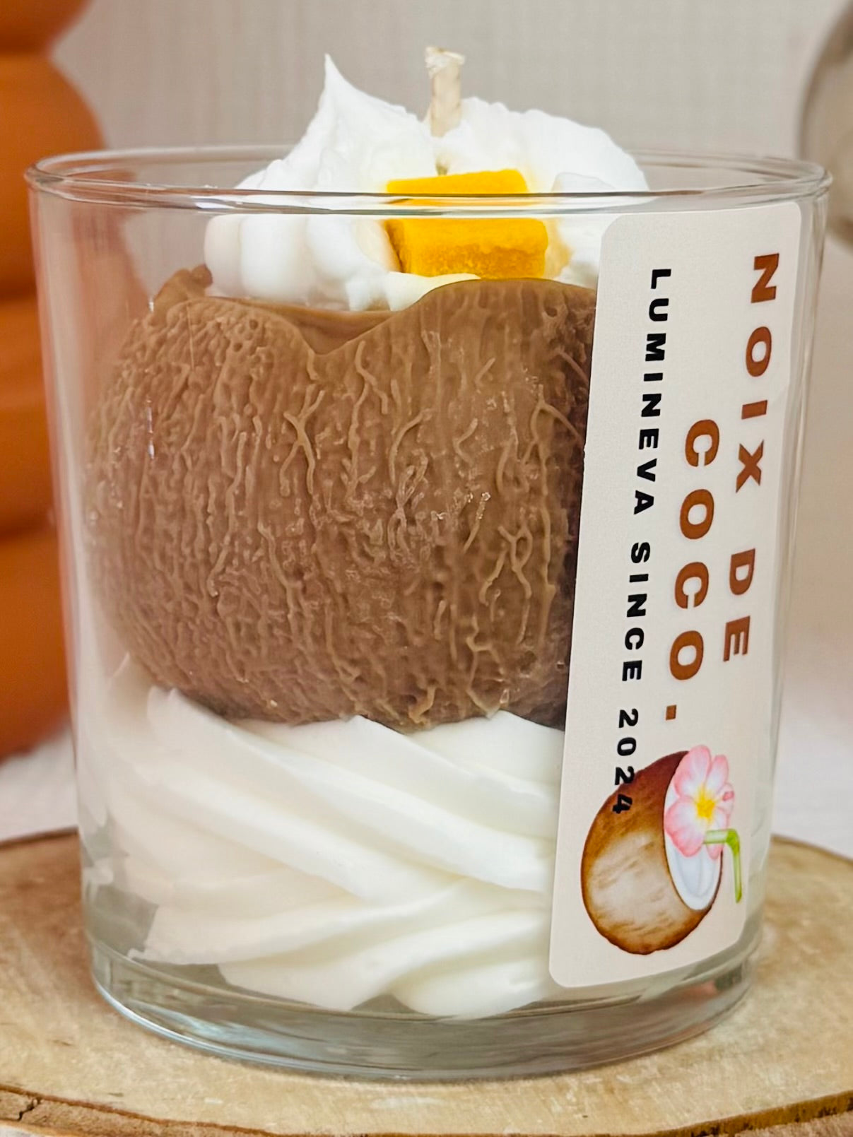 BOUGIE GOURMANDE NOIX DE COCO
