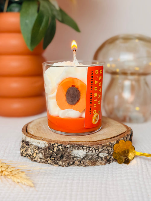 BOUGIE GOURMANDE NECTAR D'ABRICOT