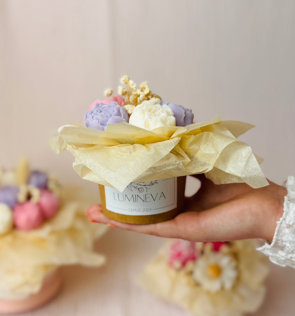 BOUQUET DE FONDANTS S - FLEUR DE COTON