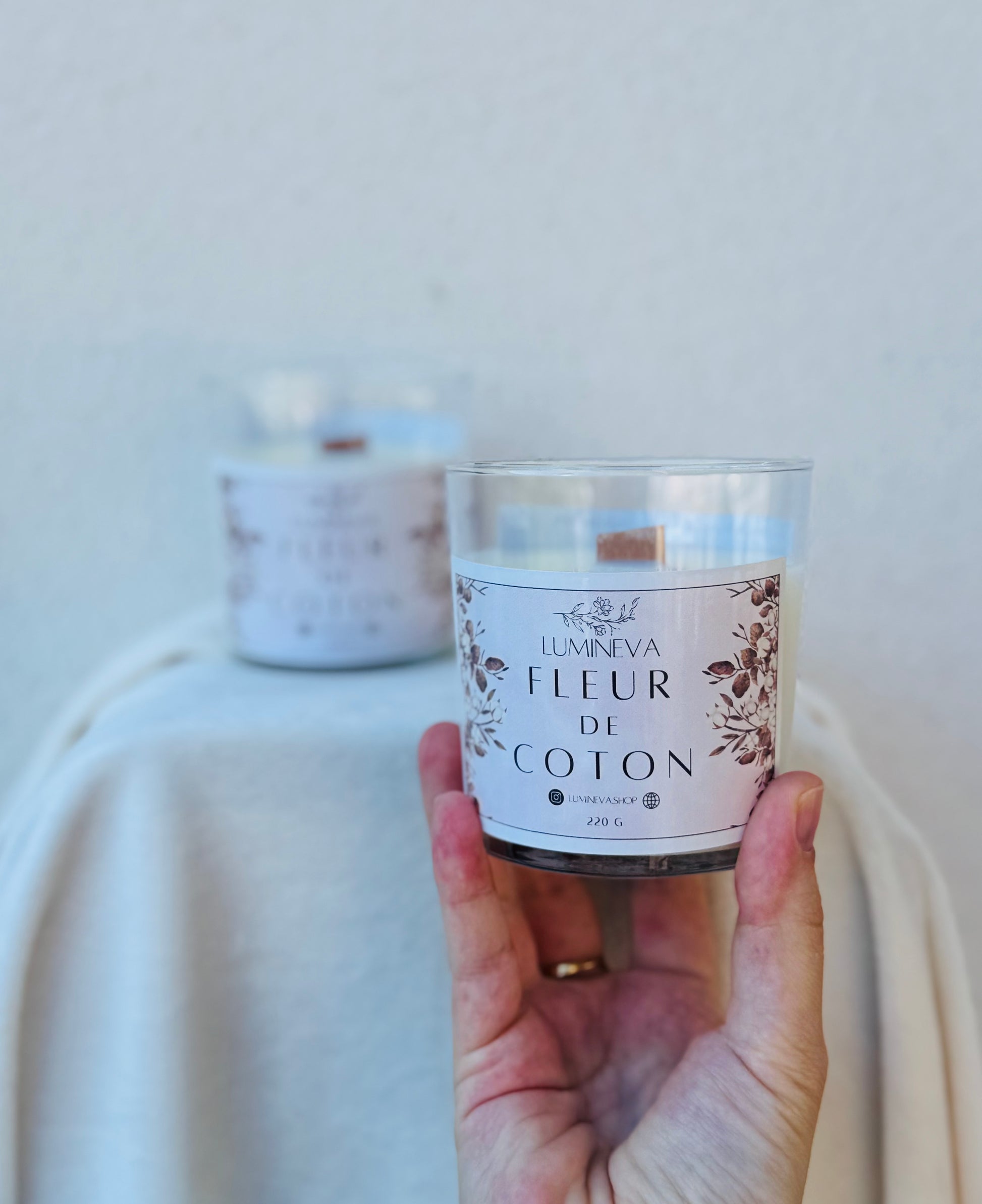 BOUGIE SIGNATURE FLEUR DE COTON