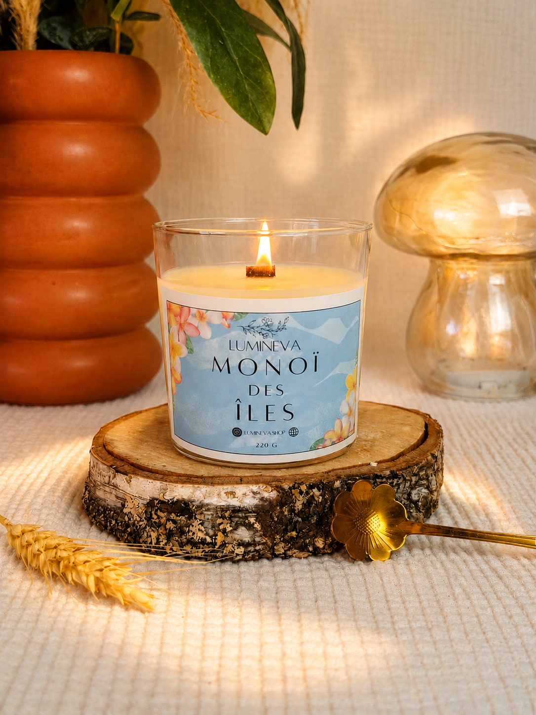 BOUGIE SIGNATURE MONOÏ DES ÎLES