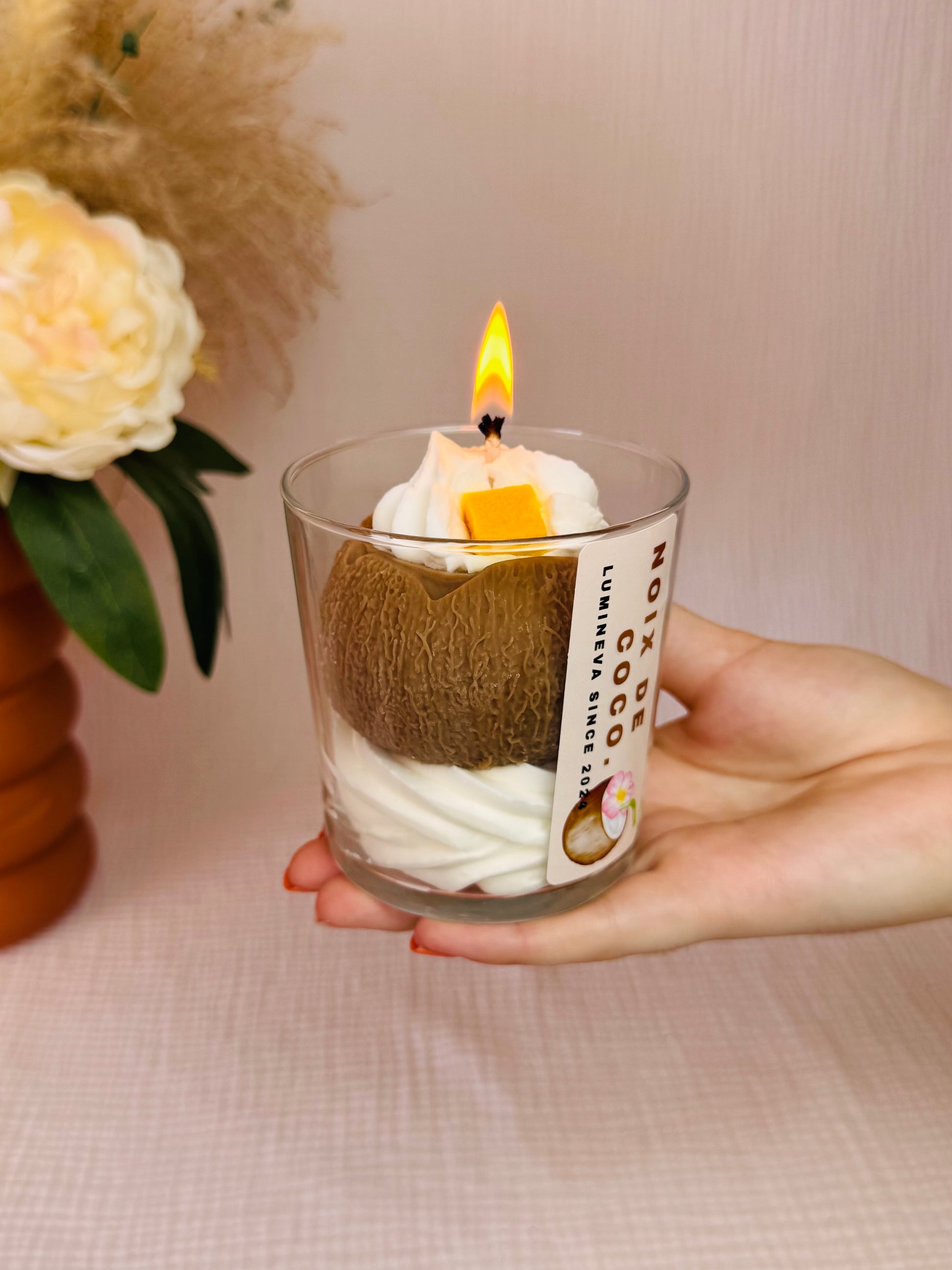 BOUGIE GOURMANDE NOIX DE COCO