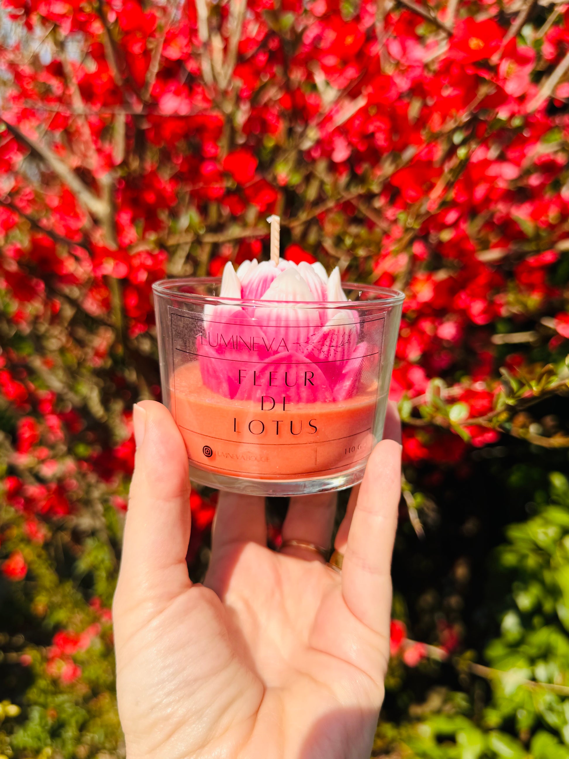 BOUGIE FANTAISIE FLEUR DE LOTUS