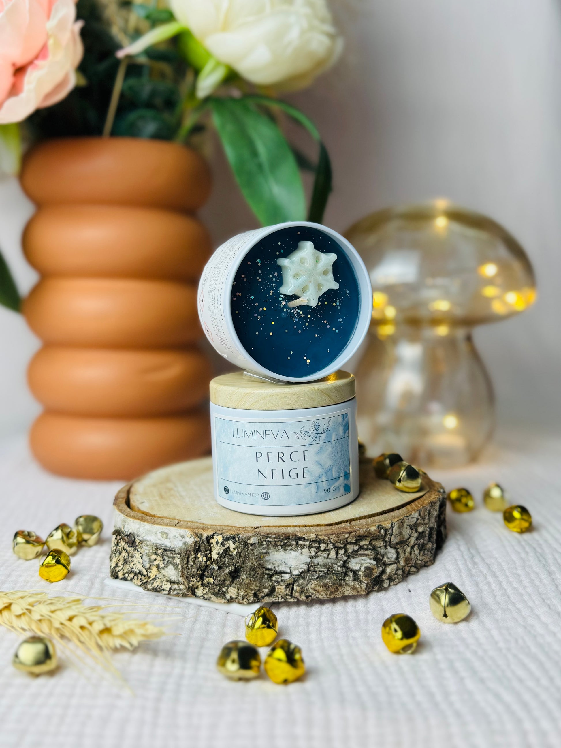 BOUGIE PARFUMEE TAILLE S - PERCE NEIGE