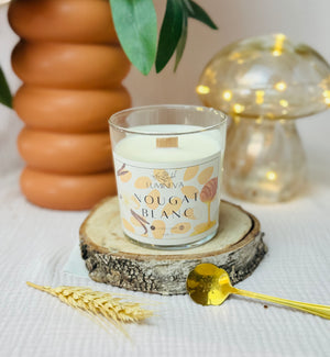 BOUGIE SIGNATURE NOUGAT BLANC