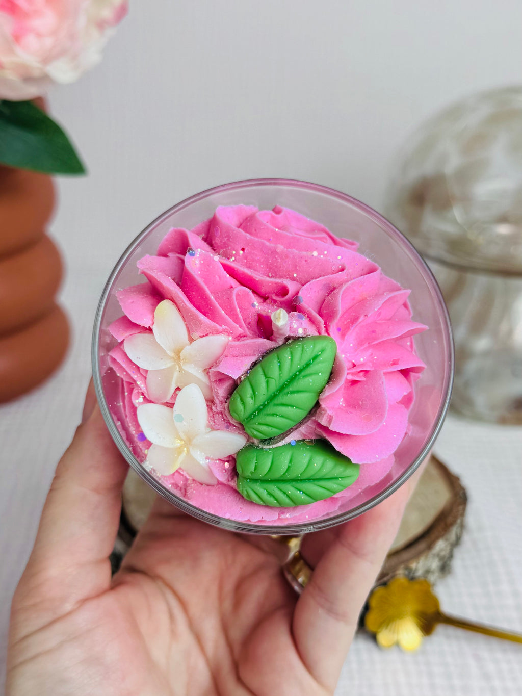 BOUGIE GOURMANDE ISLAND FLOWER (MODELE UNIQUE 150gr)