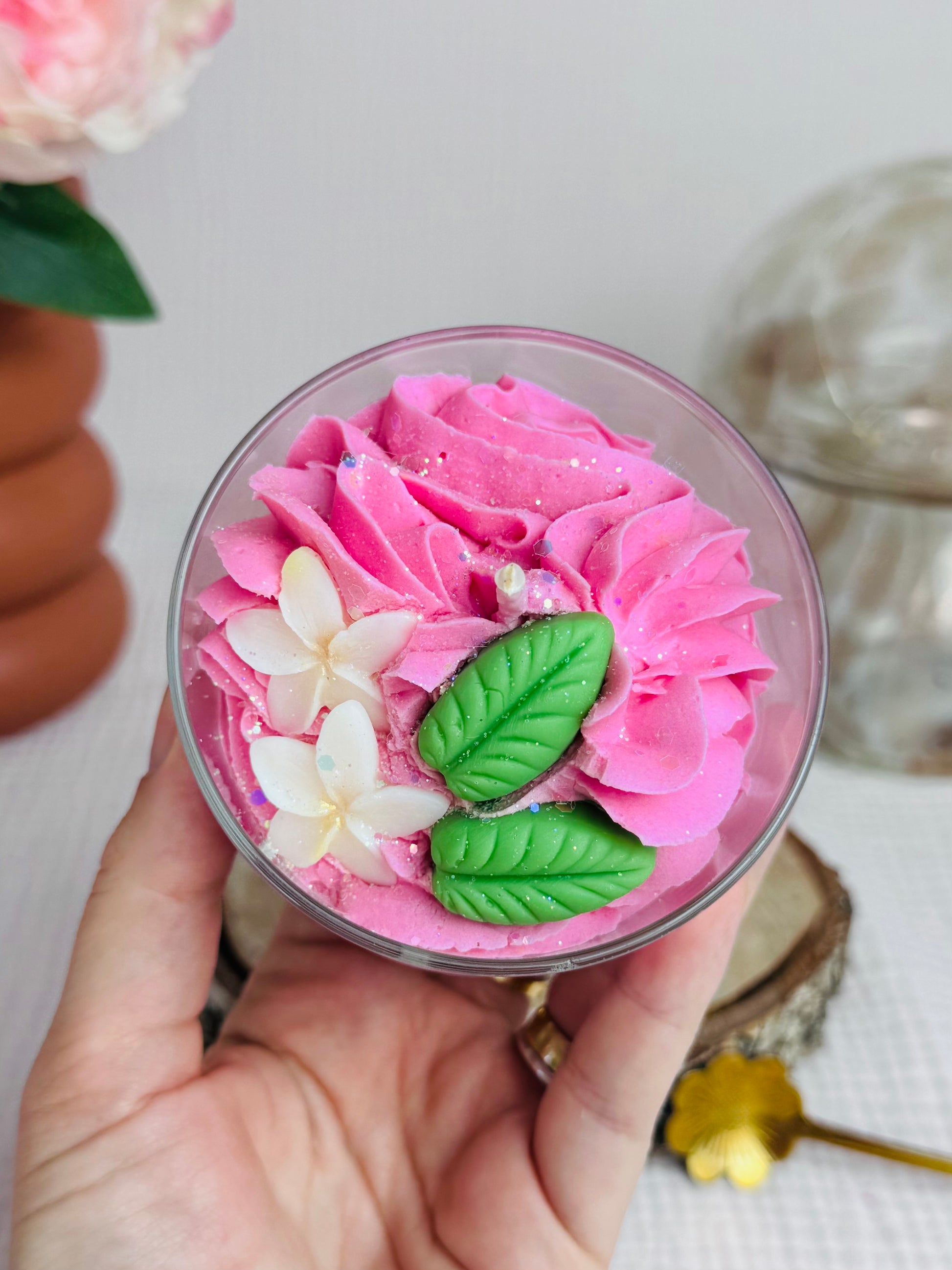 BOUGIE GOURMANDE ISLAND FLOWER (MODELE UNIQUE 150gr)