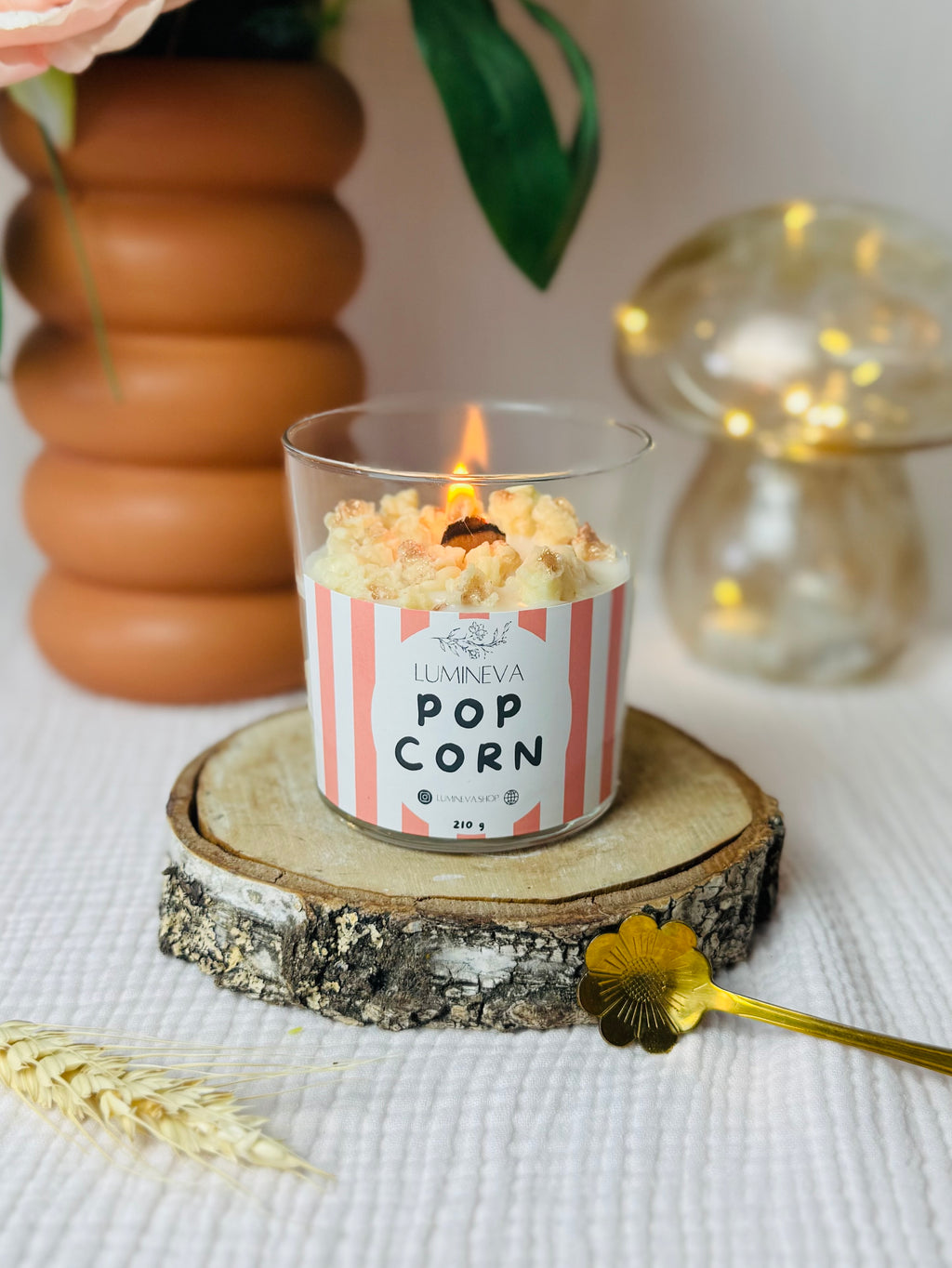 BOUGIE GOURMANDE POP CORN