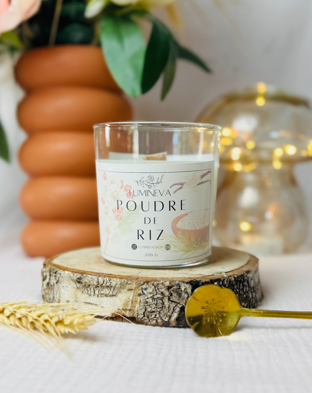BOUGIE SIGNATURE POUDRE DE RIZ