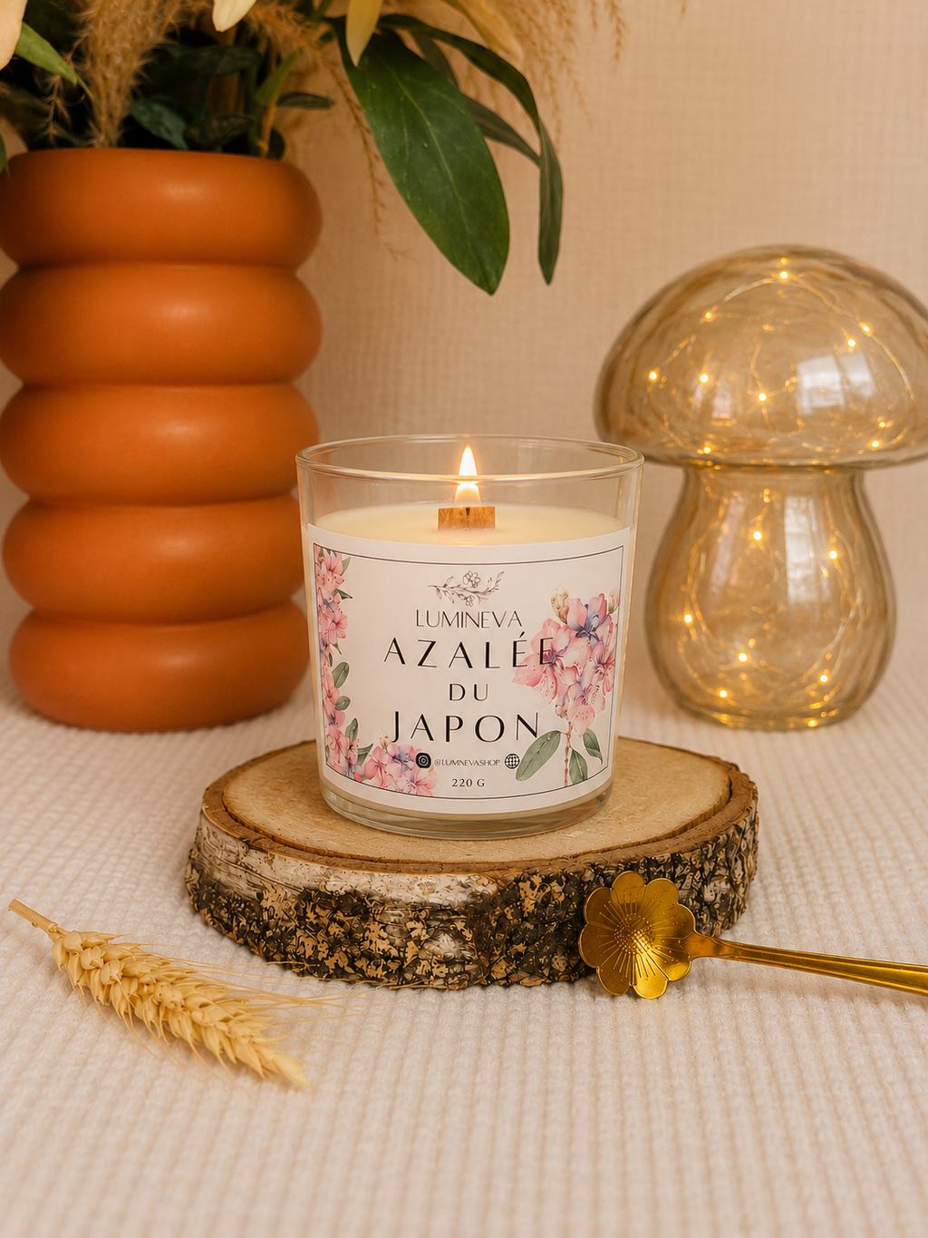 BOUGIE SIGNATURE AZALEE DU JAPON