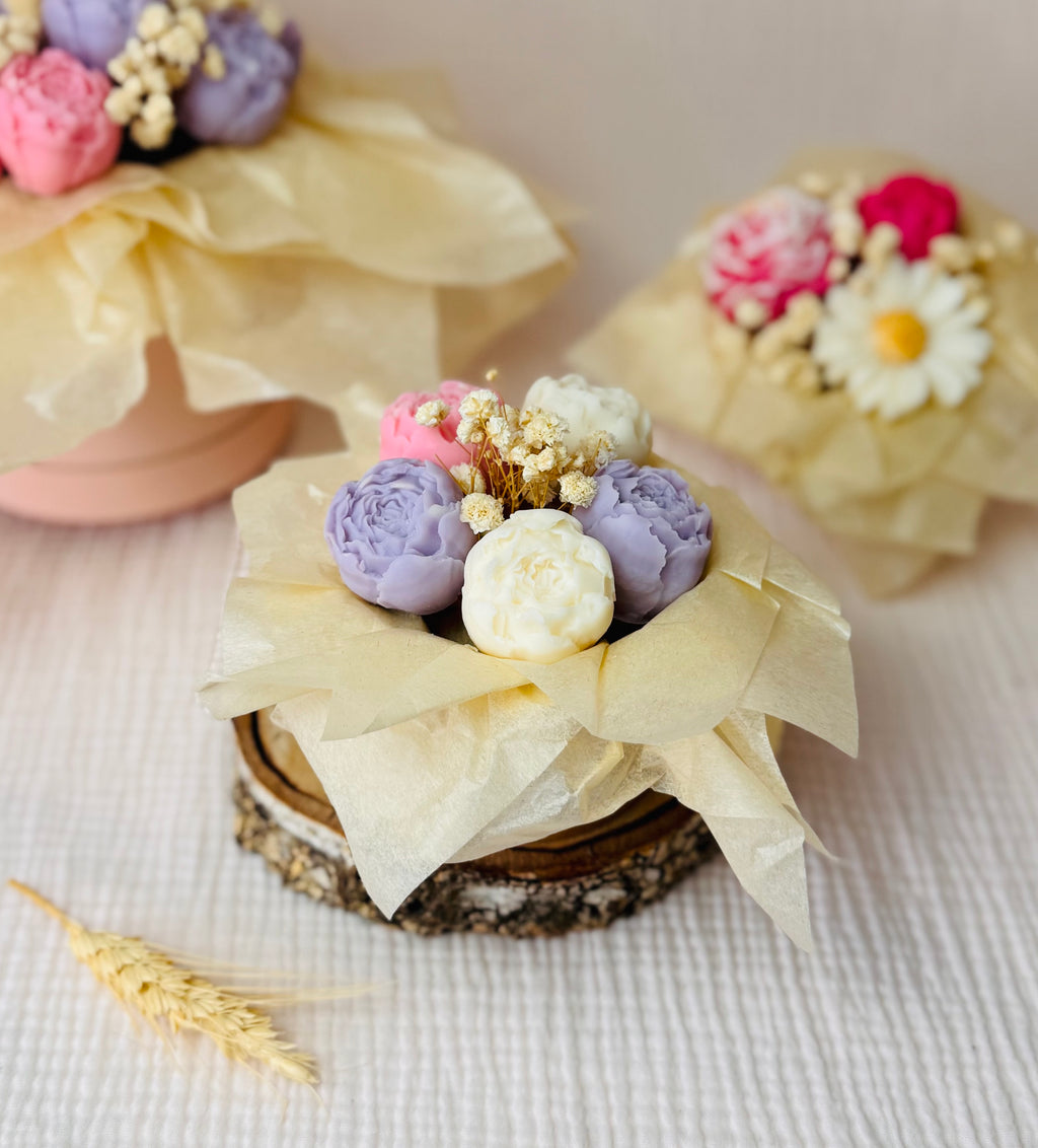BOUQUET DE FONDANTS S - FLEUR DE COTON