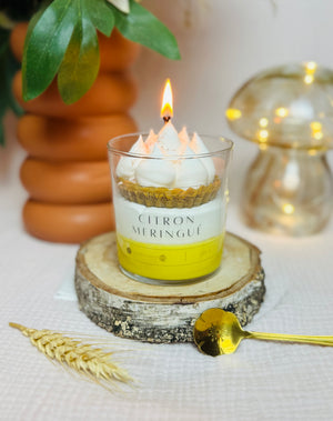 BOUGIE GOURMANDE CITRON MERINGUE