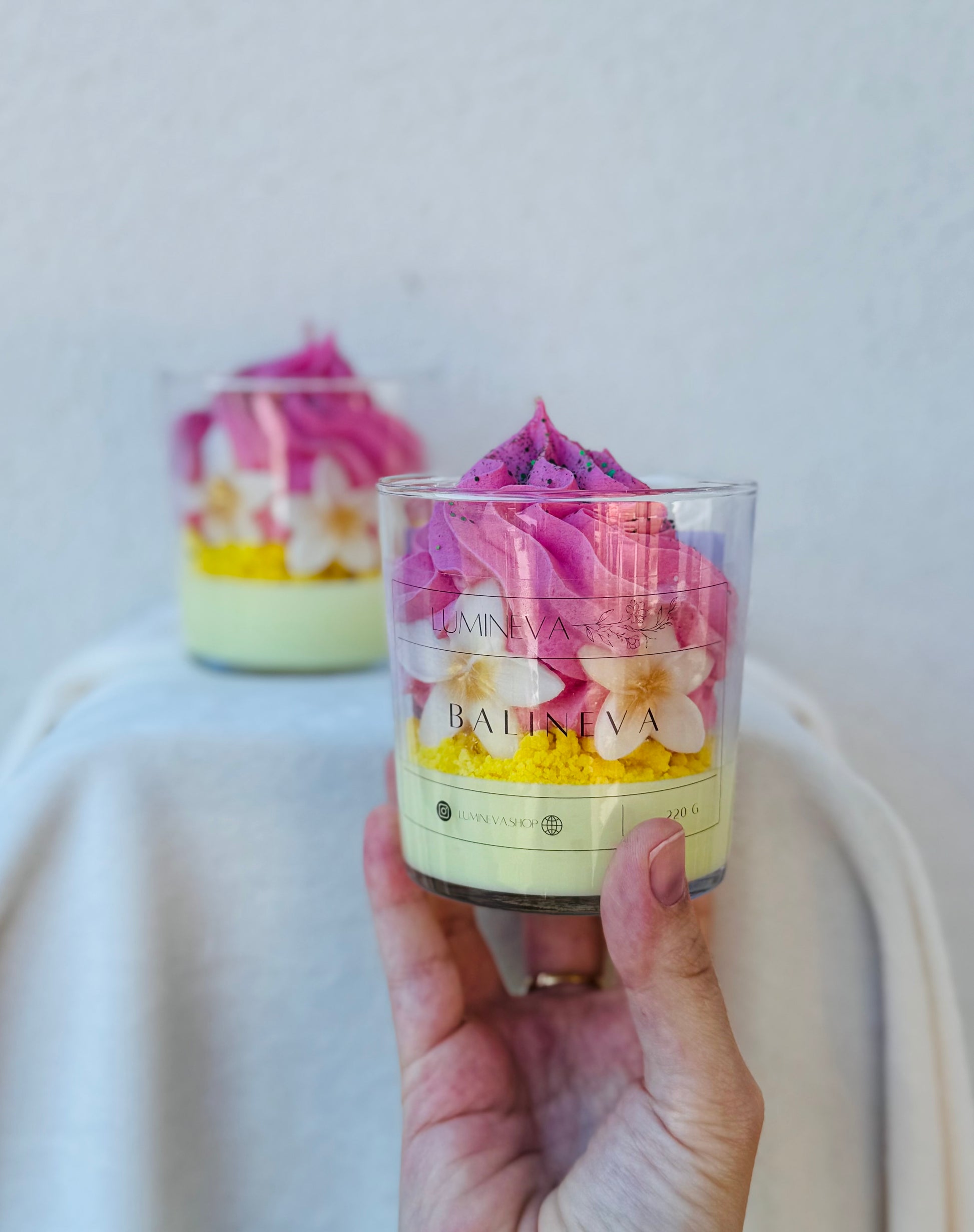 BOUGIE GOURMANDE BALINEVA - FRANGIPANIER