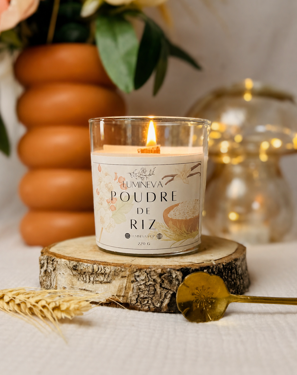 BOUGIE SIGNATURE POUDRE DE RIZ