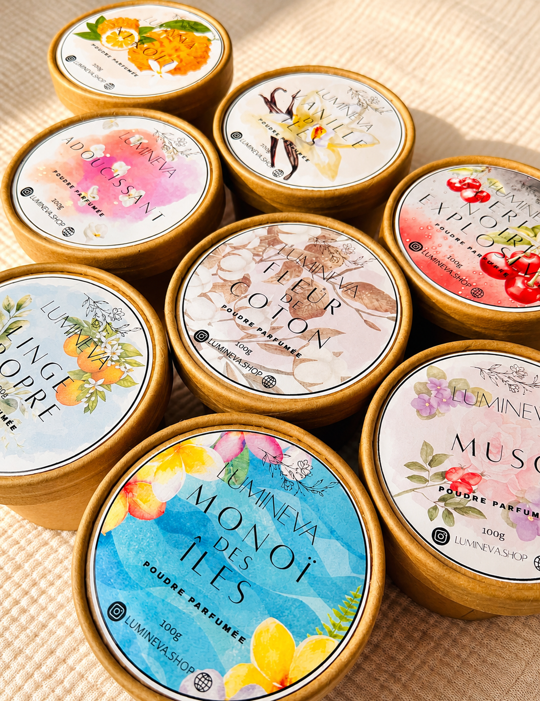 POUDRE PARFUMEE - 8 PARFUMS AU CHOIX