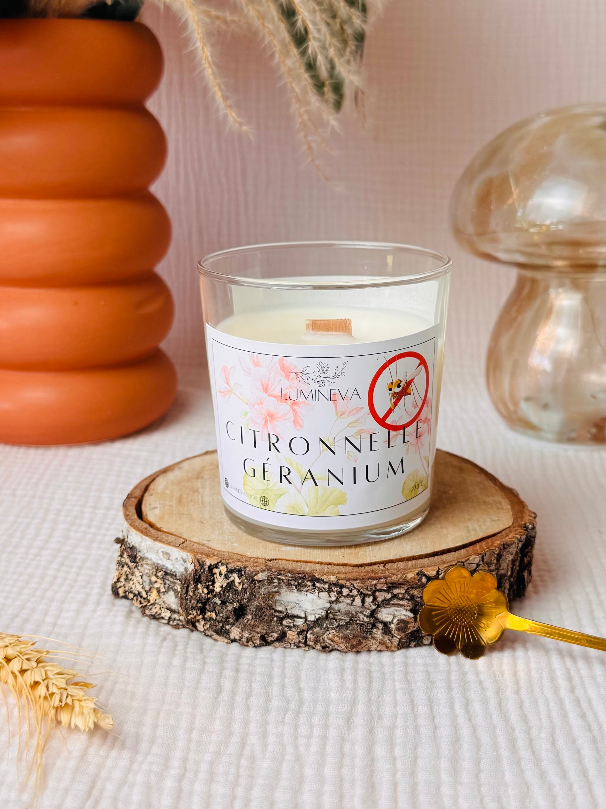 BOUGIE SIGNATURE CITRONNELLE GERANIUM