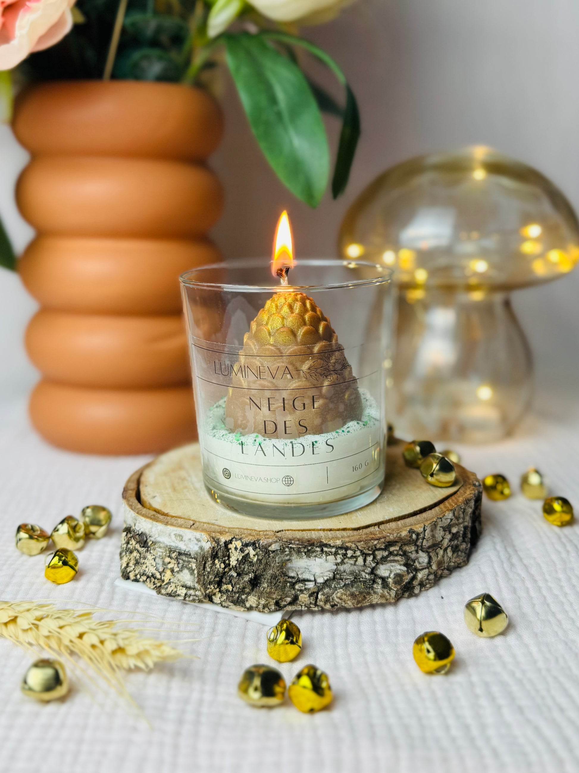 BOUGIE GOURMANDE NEIGE DES LANDES