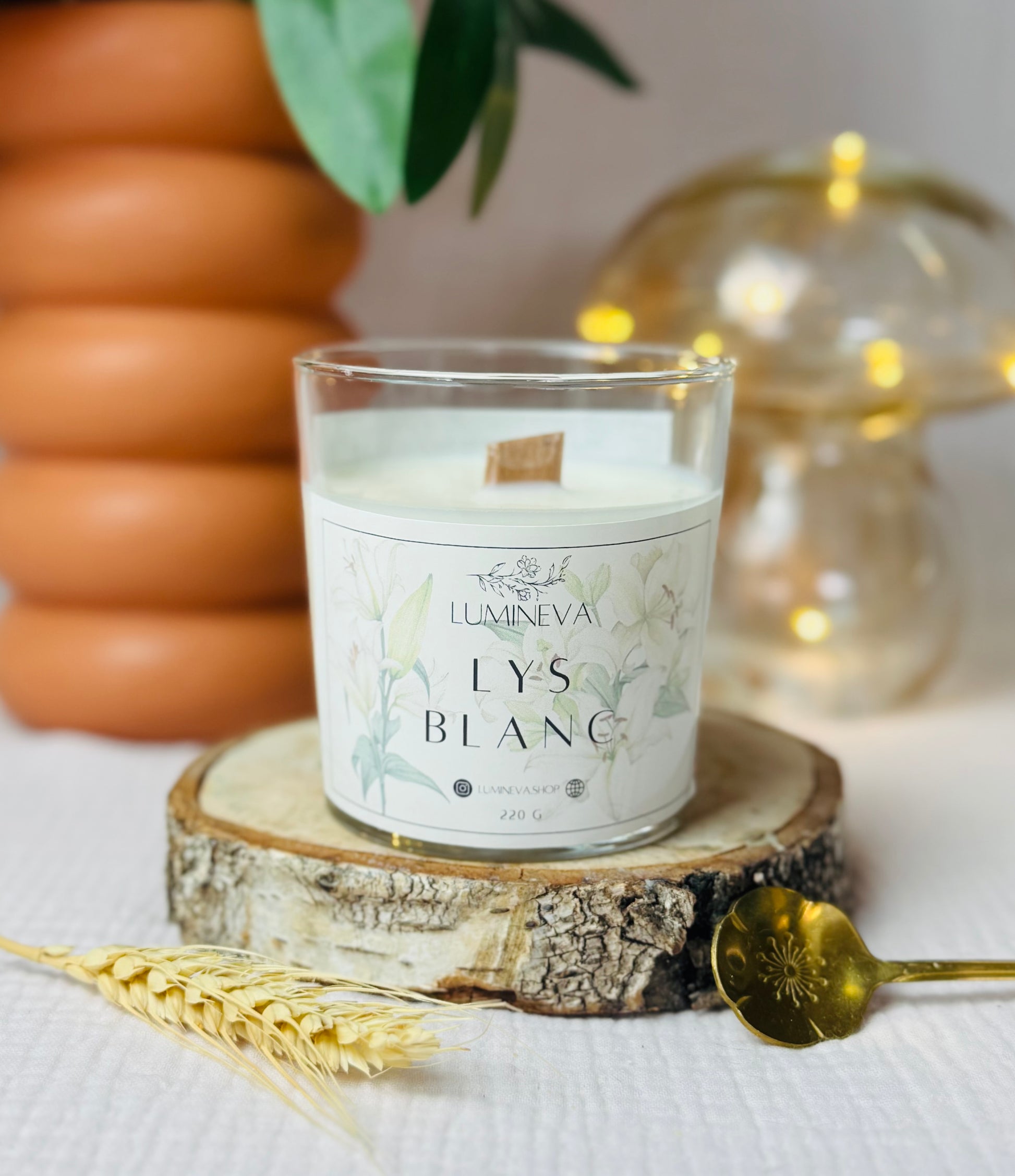 BOUGIE SIGNATURE LYS BLANC
