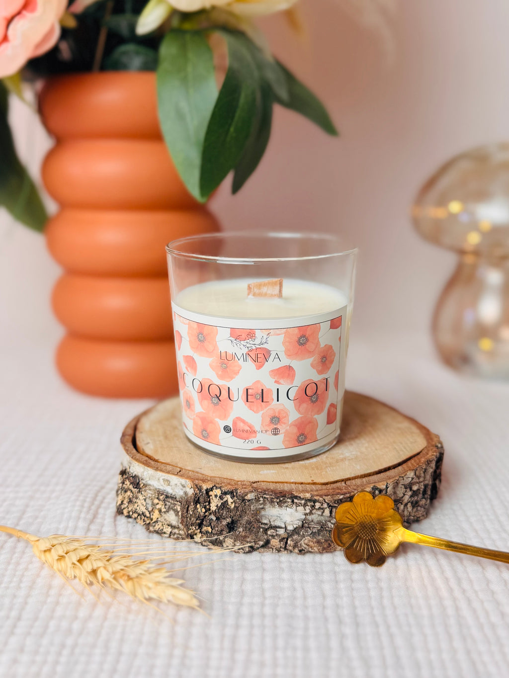 BOUGIE SIGNATURE COQUELICOT