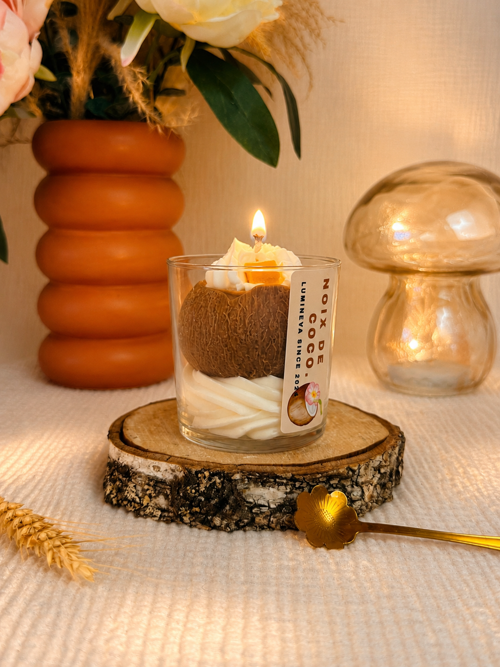 BOUGIE GOURMANDE NOIX DE COCO