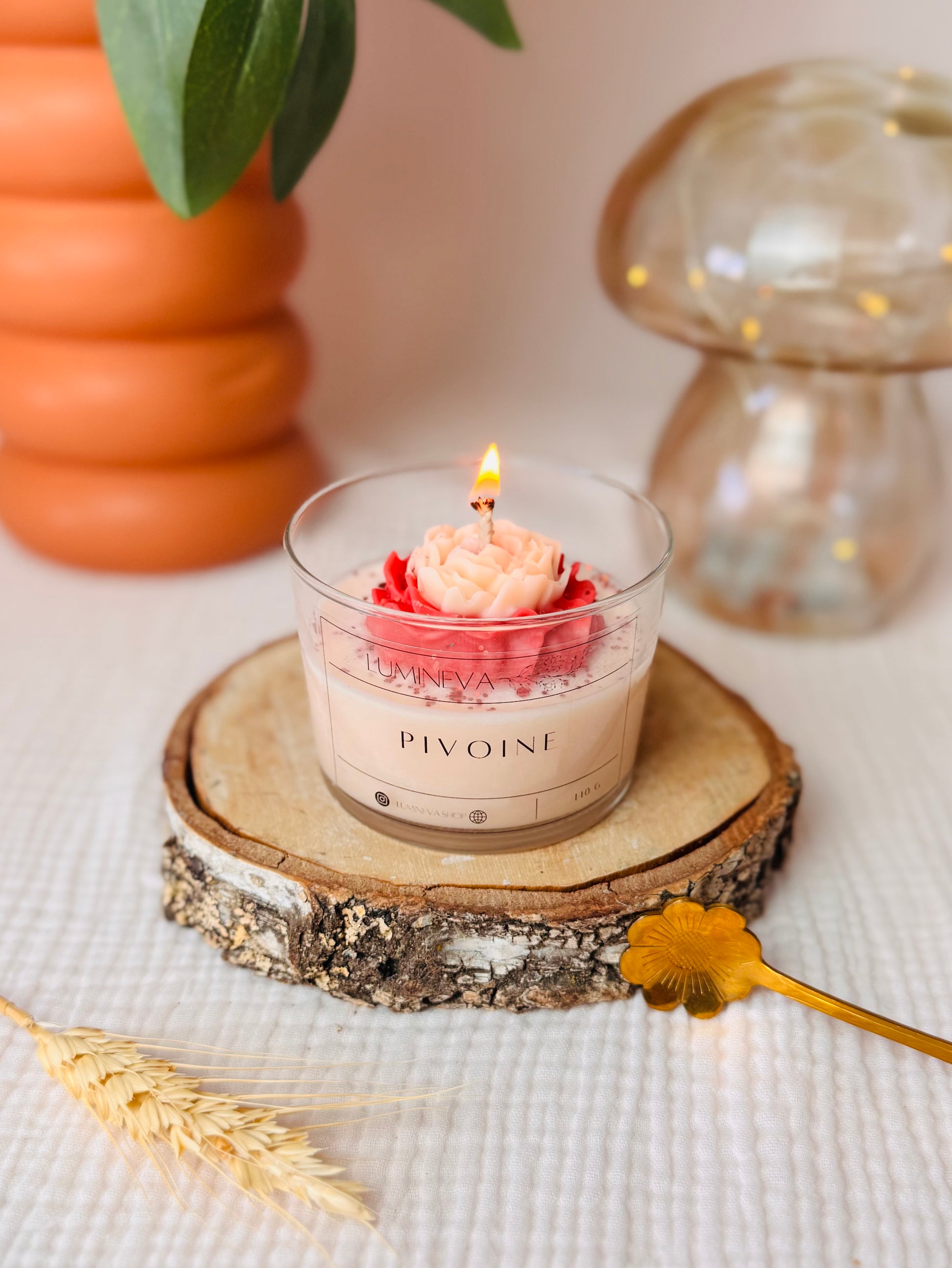 BOUGIE FANTAISIE PIVOINE