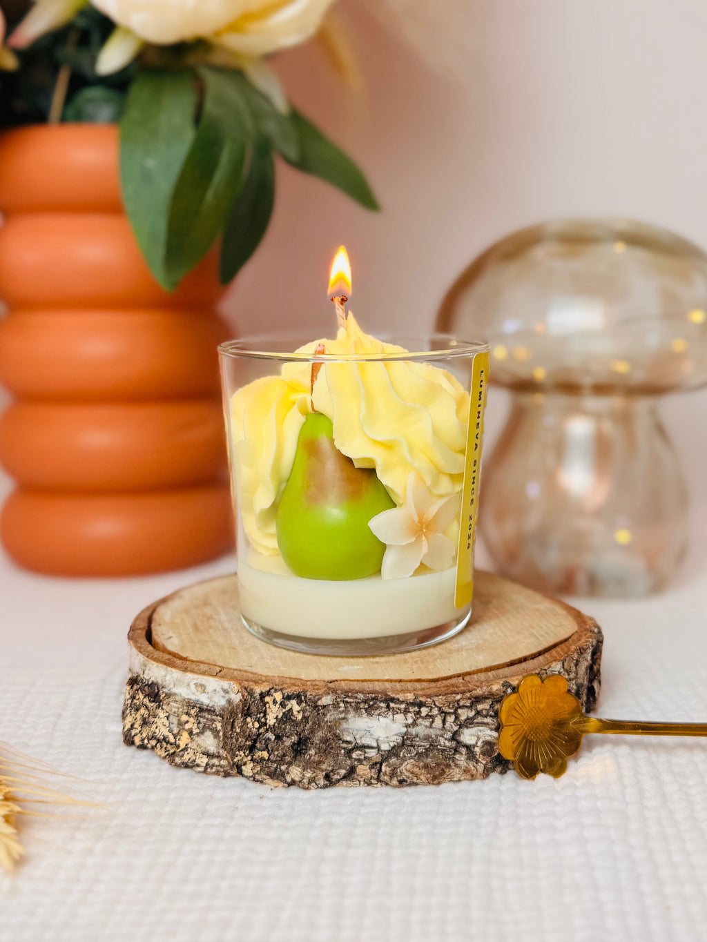 BOUGIE GOURMANDE POIRE FREESIA