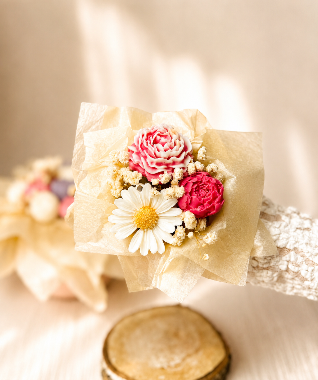 BOUQUET DE FONDANTS S - COQUELICOT