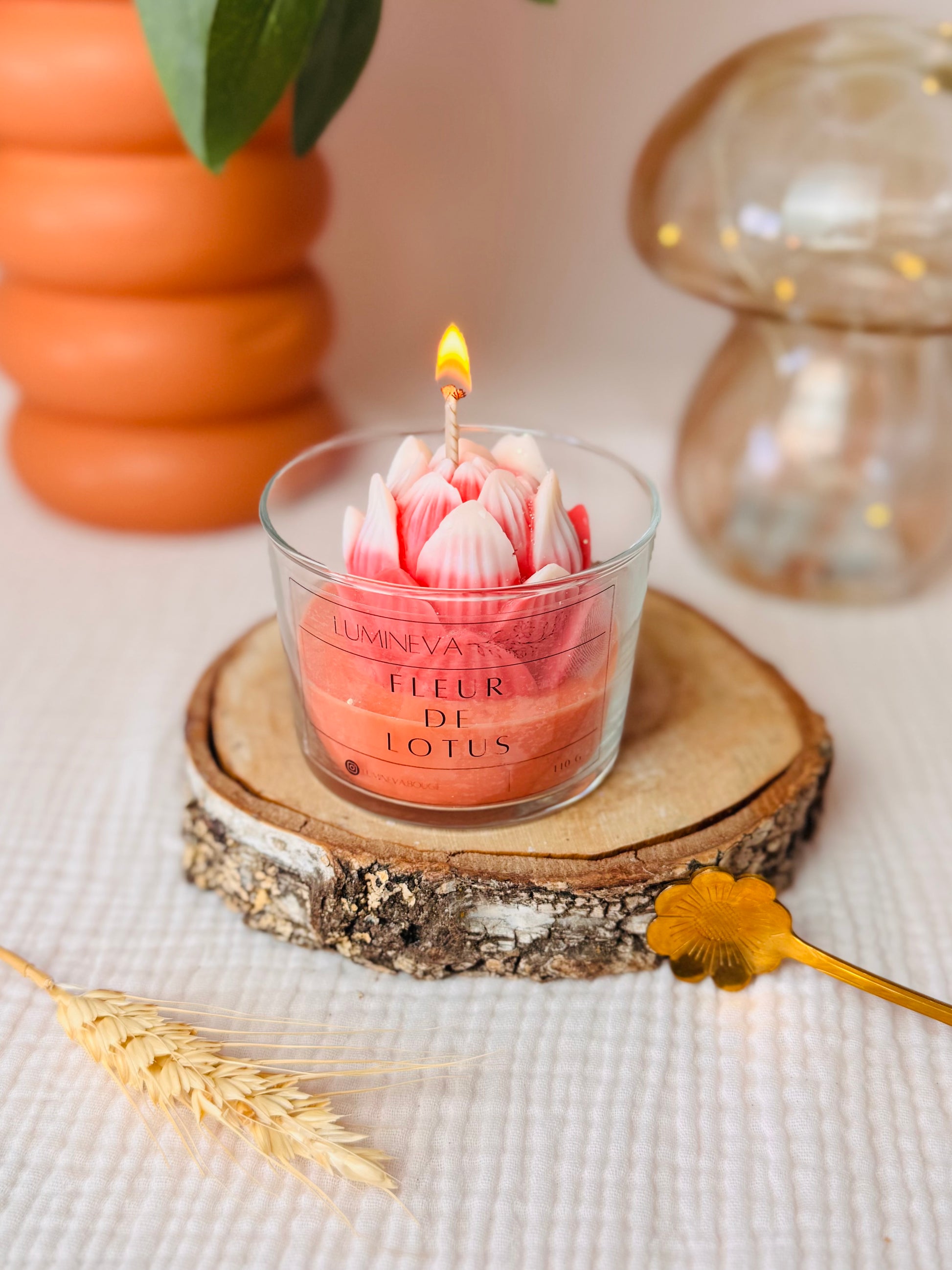 BOUGIE FANTAISIE FLEUR DE LOTUS