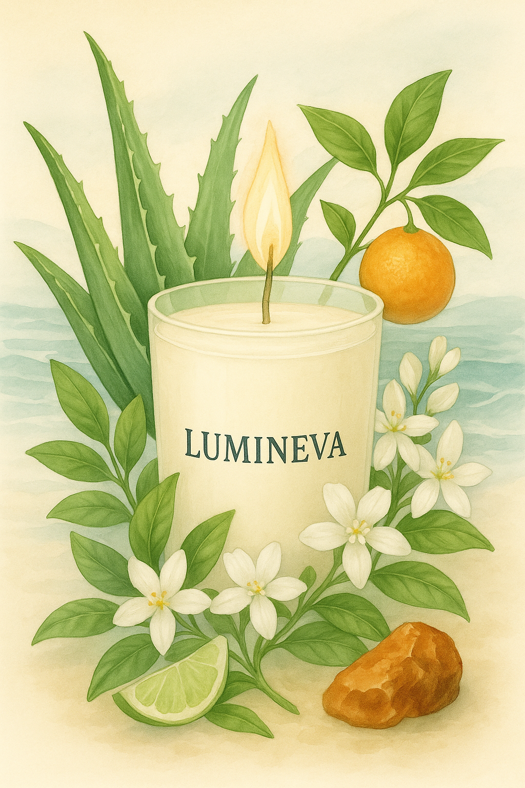 BOUGIE SIGNATURE ALOE VERA