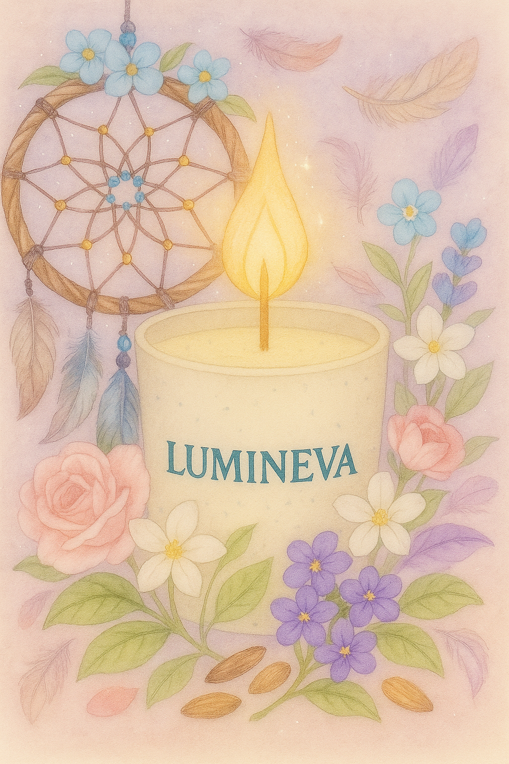 BOUGIE ARTISANALE - OEUF DE PÂQUES EN JESMONITE