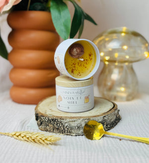 BOUGIE PARFUMEE TAILLE S - NOIX ET MIEL