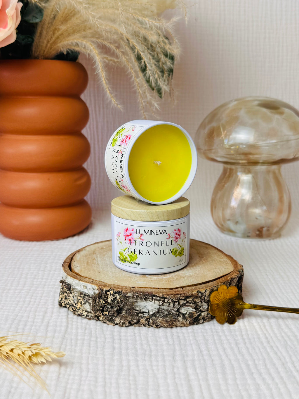 BOUGIE PARFUMEE TAILLE S - CITRONNELLE GERANIUM