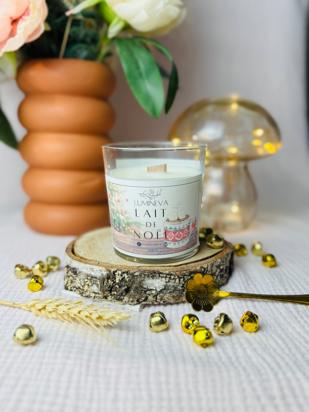 BOUGIE SIGNATURE LAIT DE NOËL