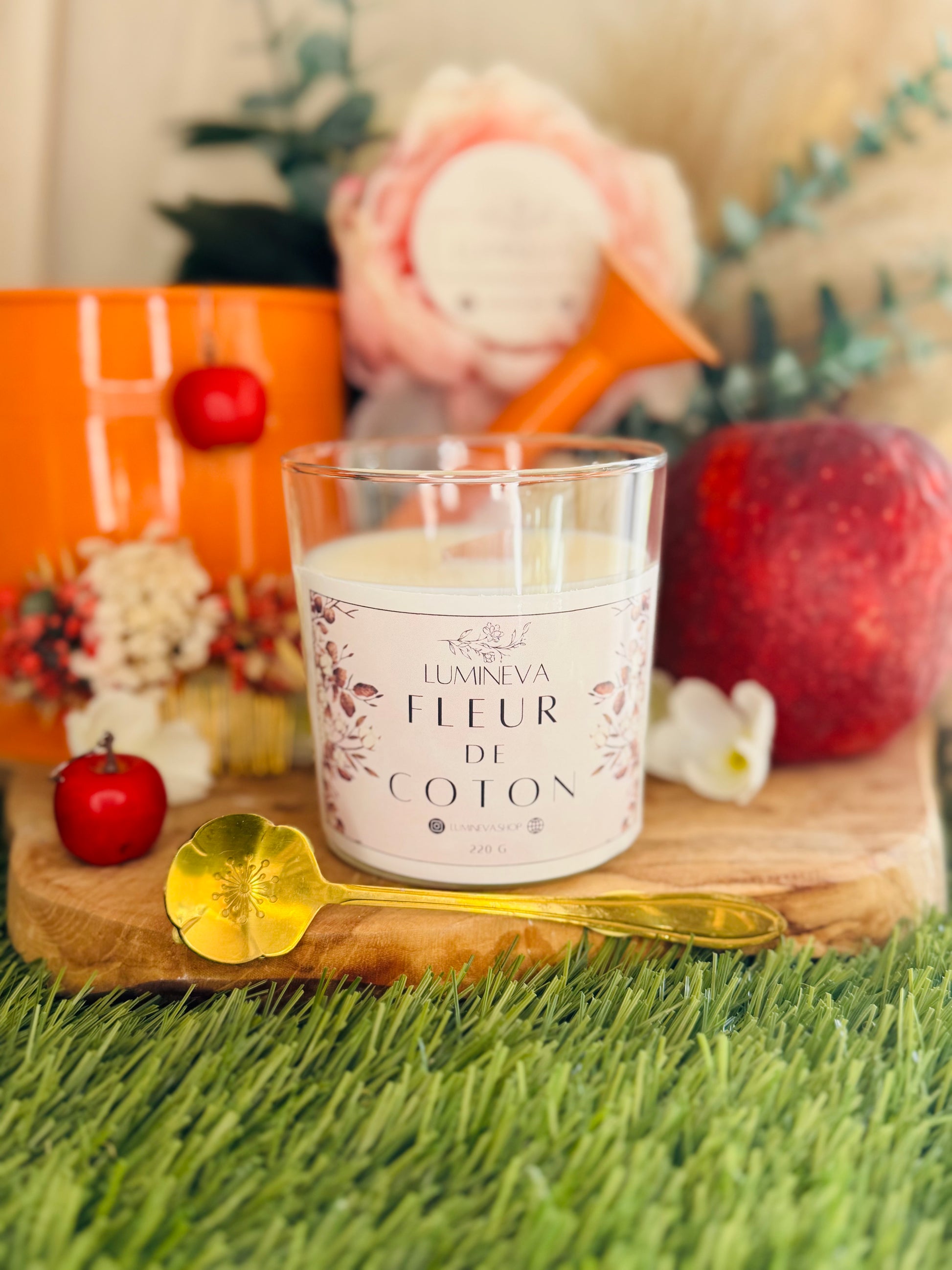 BOUGIE SIGNATURE FLEUR DE COTON