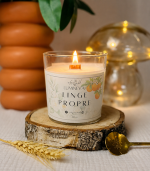 BOUGIE SIGNATURE LINGE PROPRE