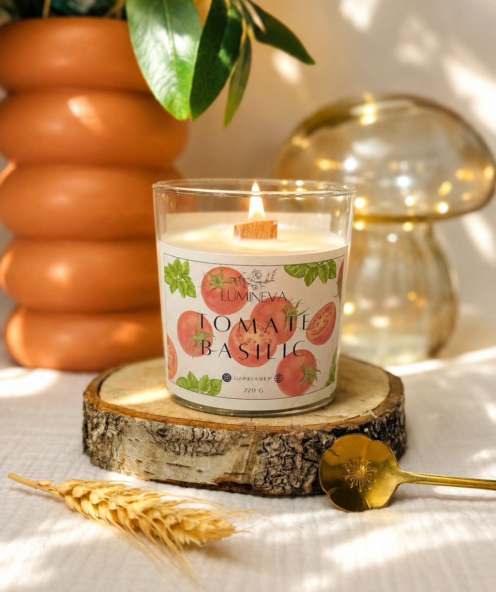 BOUGIE SIGNATURE TOMATE BASILIC