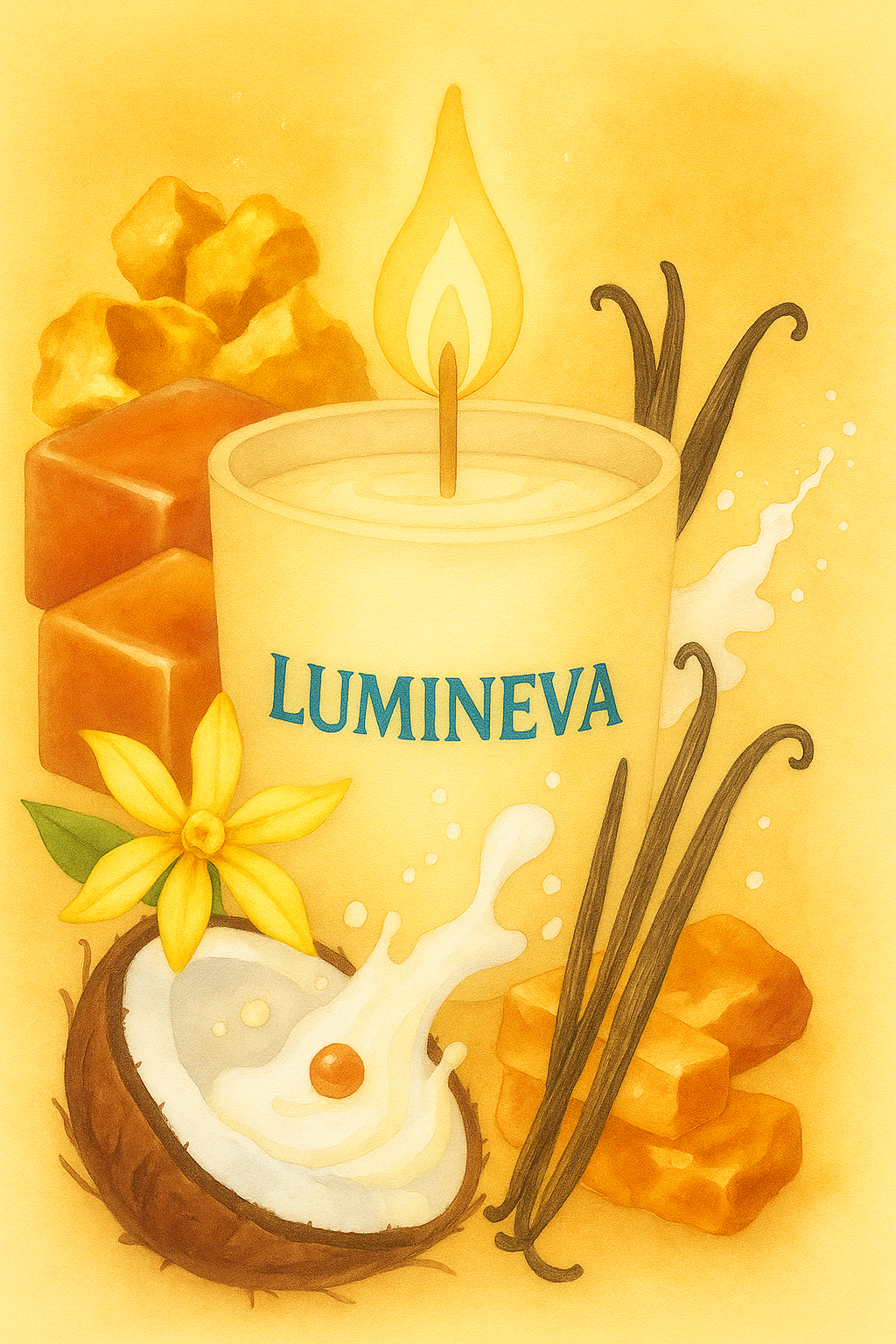 BOUGIE GOURMANDE CARAMEL BEURRE SALE