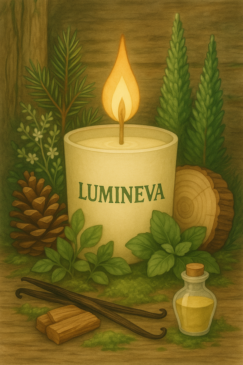 BOUGIE SIGNATURE CEDRE DU LIBAN