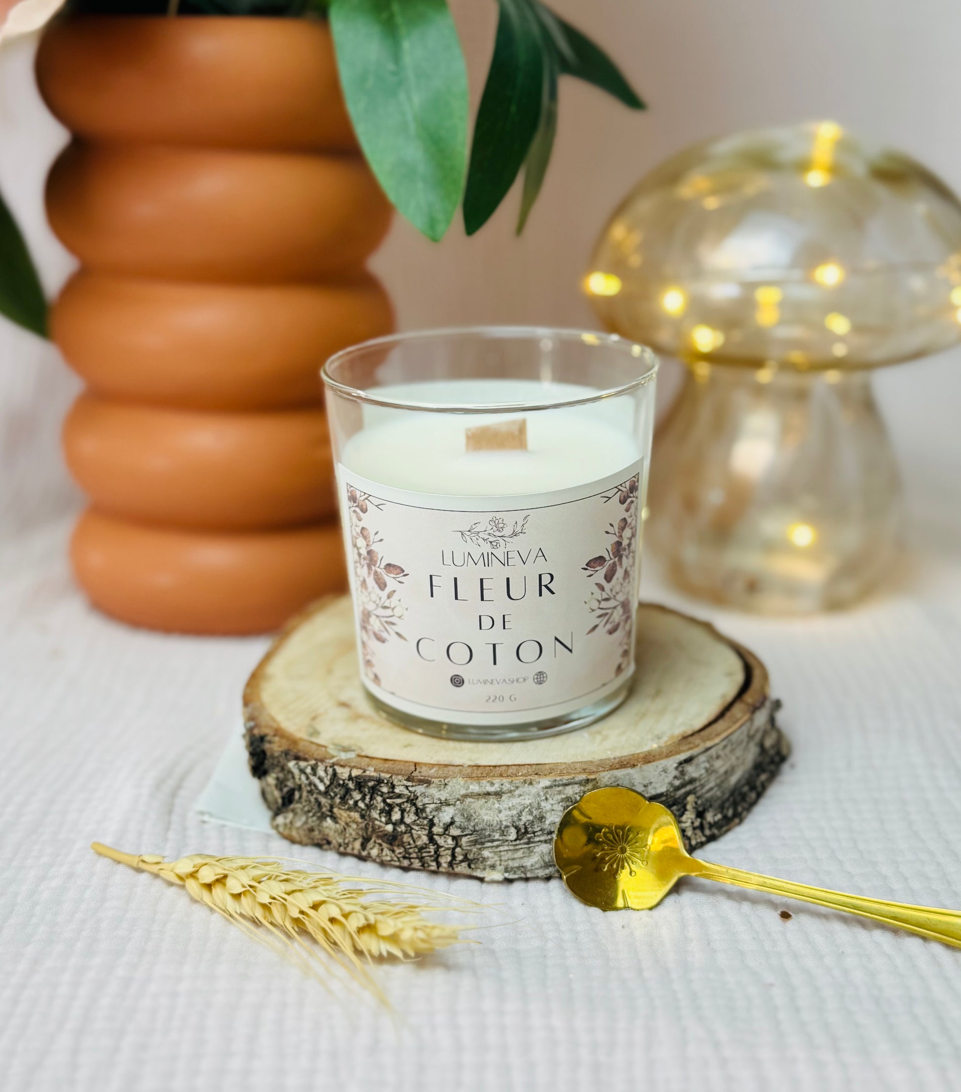 BOUGIE SIGNATURE FLEUR DE COTON