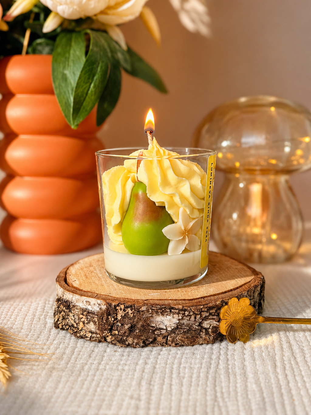 BOUGIE GOURMANDE POIRE FREESIA