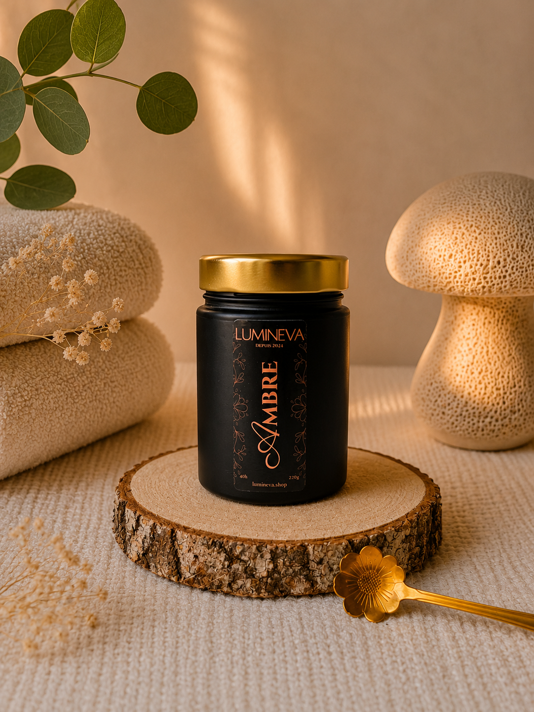 BOUGIE SPA COCOONING XL - AMBRE