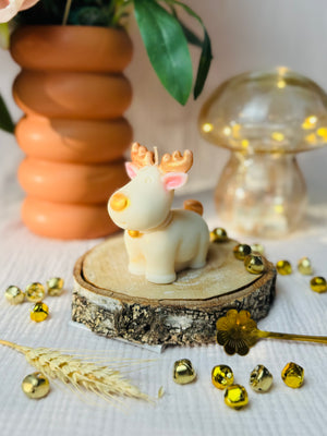 BOUGIE FANTAISIE RENNE DE NOËL