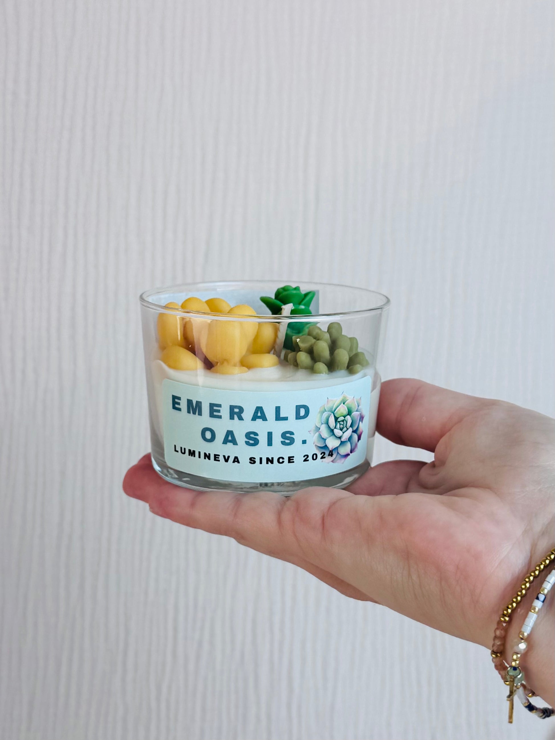 BOUGIE GOURMANDE EMERALD OASIS